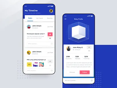 Questions App animation apps branding dashboard design designer desktop icon illustration landing logo minimalist mobile page question questionnaire smooth ui vector website