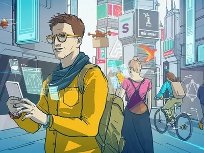 Illustration for our E-Commerce Radar article. 2019 artwork drawing ecommerce handmade illustration mirumee quality trends