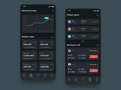 Block chain app design icon team ui ux 应用 设计