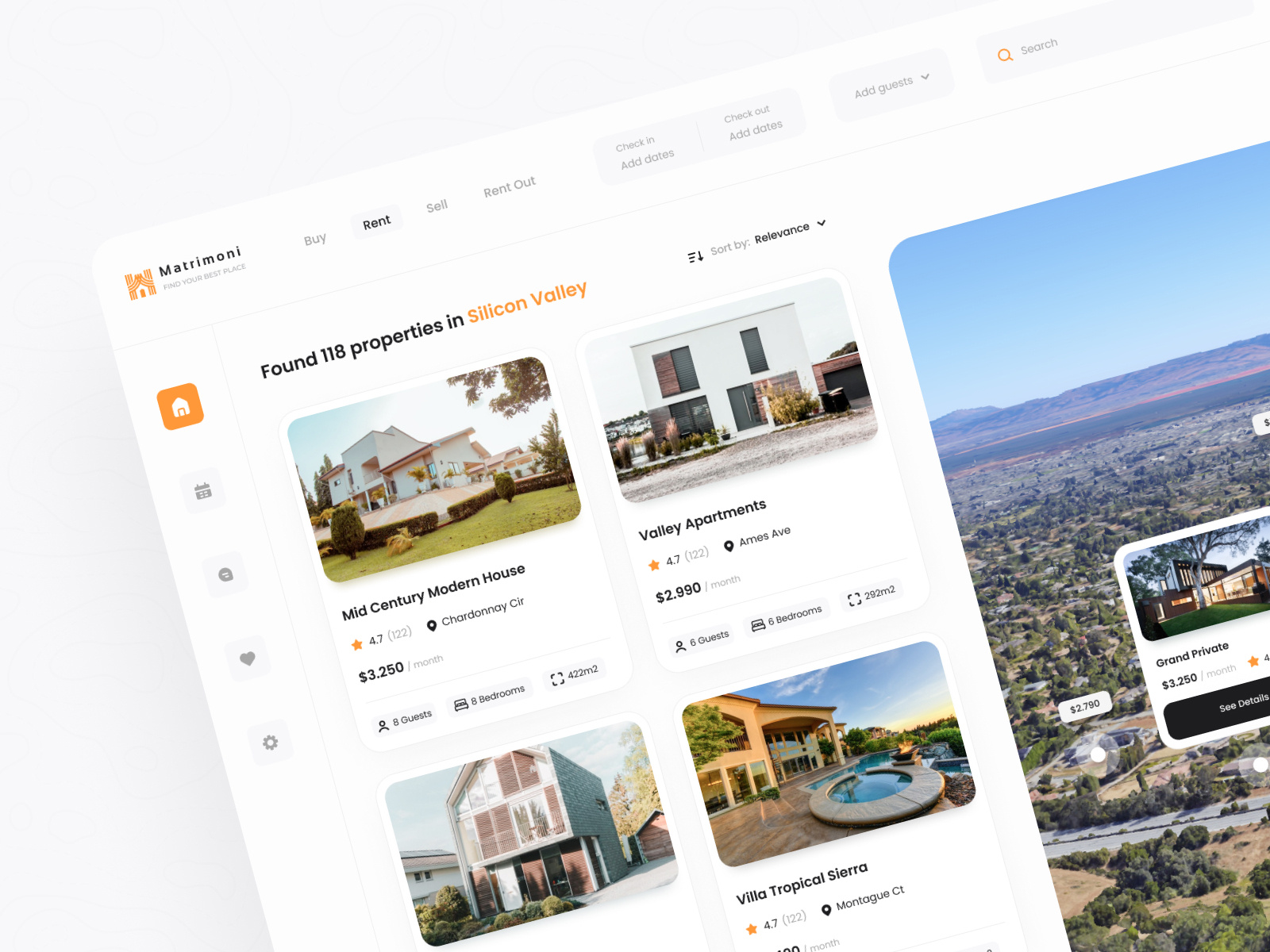Example of Apartment Renting Web App