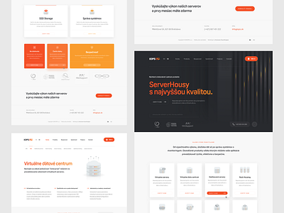 IOPS clean design header homepage hosting icon illustration landing landing page minimal responsive server simple slovakia technology ux web webdesign webdesing website