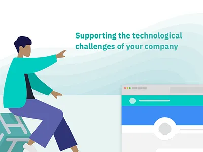 Hackages Business humaaans ibm plex landing page responsive svg web