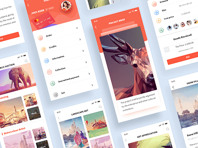 PUBLIC AUCTION PLATFORM-2 app concept ui