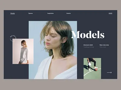 Testing layouts app clean design header hero interface minimal ui ux webdesign website