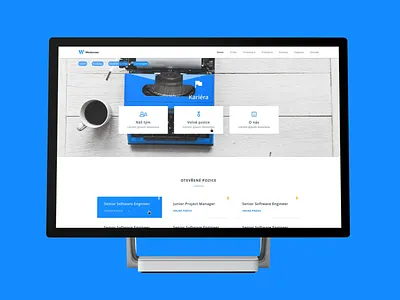 Westercom - Webdesign brand branding clean design graphic icon idendity identity illustration landing page lettering logo minimal type typography ui ux vector web website