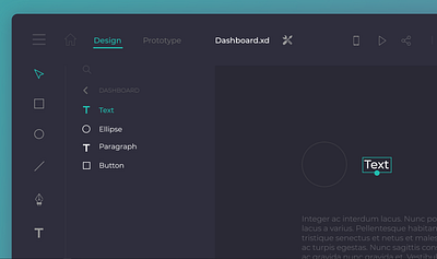 Adobe XD - Dark adobe adobe xd clean dark design design tools figma framer x interface invision prototype sketch ui ux vector