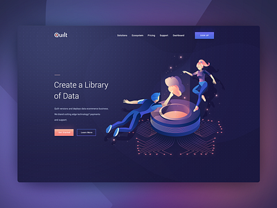 Hero image branding coin crypto cryptocurrency design header hero banner hero image hero section icon illustration image interface landing landing page token user user interface vector web design