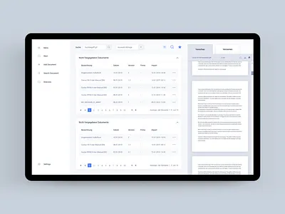 Document Management System dashboard dashboard design ui