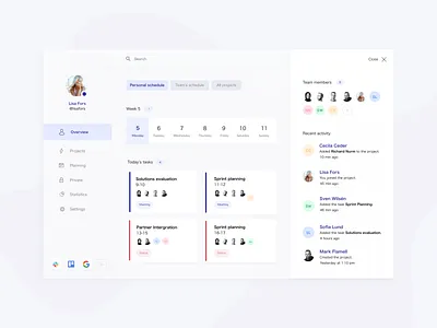 Daily UI 38 — Calendar 038 app calendar colorful daily ui challenge dailyui design desktop planning project schedule team ui ux vector web
