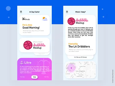 AI Assistant App Concept ai androidapp concept daystarter ios iphone iphonex sketch uiux