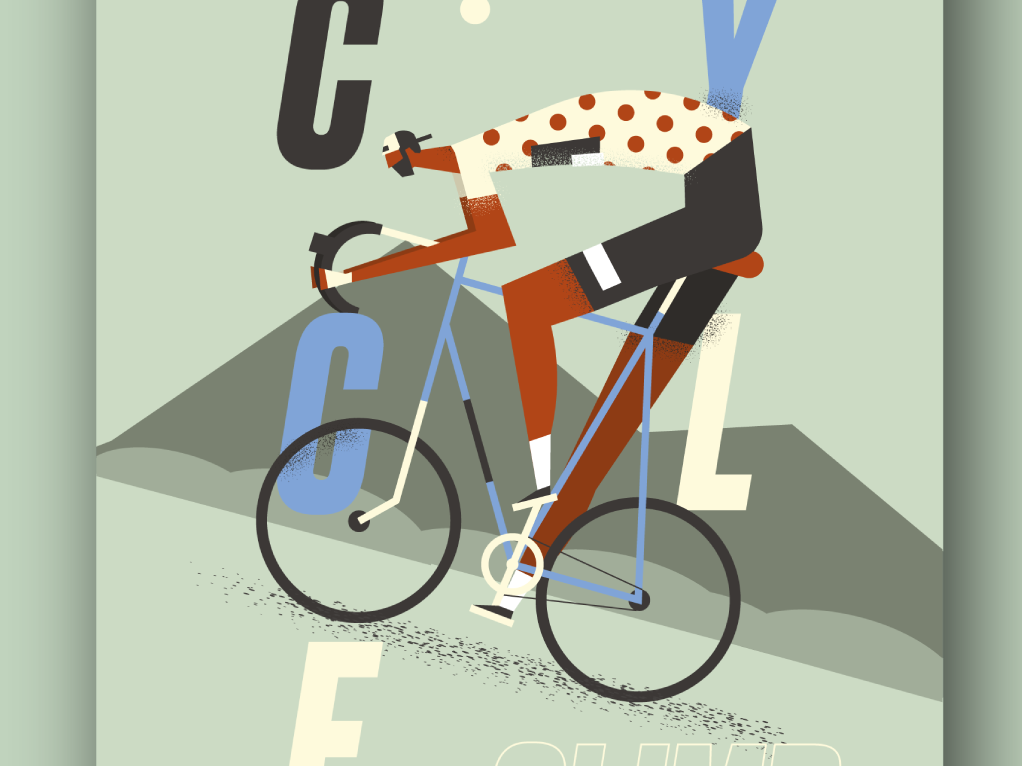Example of Cycling poster