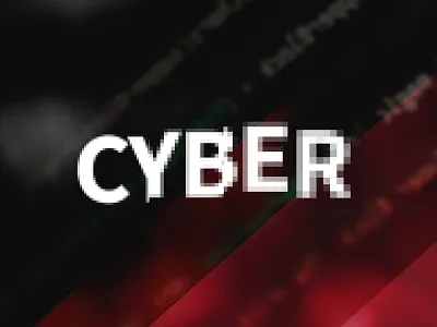 C Y B E R background code cyber pixel pixelated