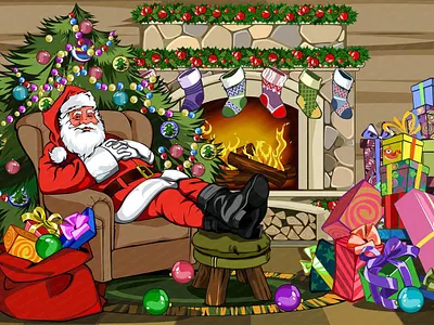 Christmas themed slot machine - Background development background background art background design background game background illustration background image background picture game art game design illustration illustrations slot background slot design slot game background slot machine