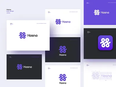 Hasna- logo design ci icon icon app logo logotype uidesign ux design