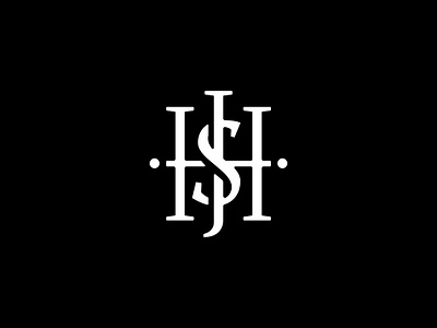 HSJ monogram logo logotype luxury monogram monogram design monogram letter mark type wine winery