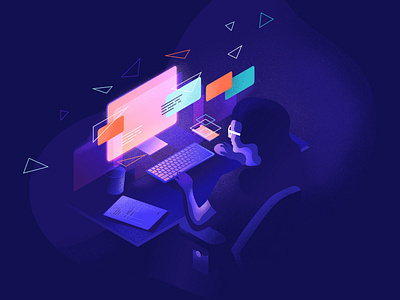 🦉Night Owl🦉 design illustration illustrator ui uidesign ux vector