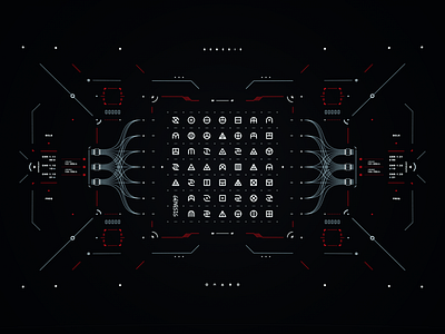 GENESIS cyberpunk fui graphic screen ui