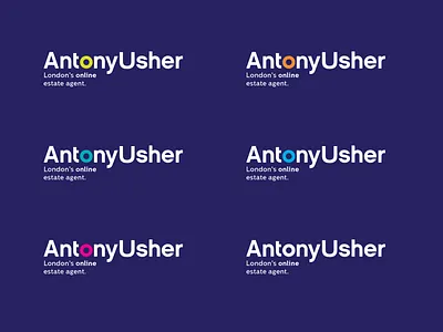 Antony Usher Estate Agency Logo & Brand Identity Design brand brand identity branding estate agent graphic design icon identity logo logo design logo designer logo marks logos portfolio stationery design typography