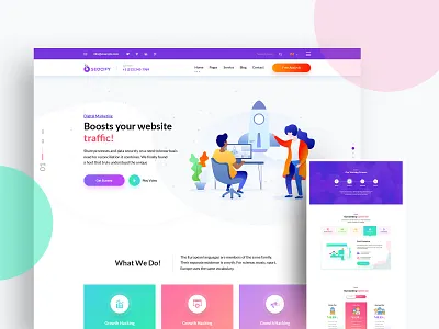 Seocify Seo And Digital Marketing Agency Wordpress Theme agency agency branding agency landing page branding design illustration illustration design isometric isometric design portfolio seo seo agency ui ux vector web website wordpress wordpress design wordpress development