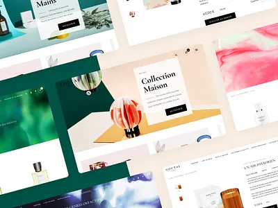 Goutal Paris Website agence animation design dnd ecommerce fragrance goutal isometric magento paris redesign responsive ui ux website