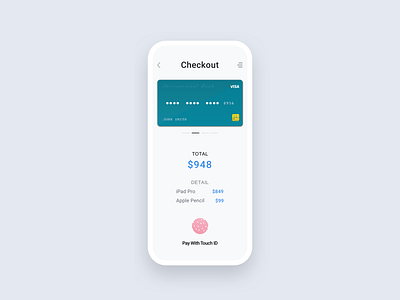 Daily Ui #002 Credit Card Checkout