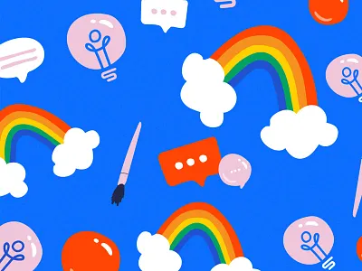 Creatubbles Illustrations art branding color flat graphic design illustration logo pattern vector