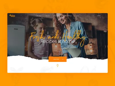 Yellow Mango Explorations food healthy home product ui uxd