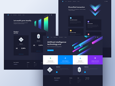 Intelligent trading concept ui 数据 金融