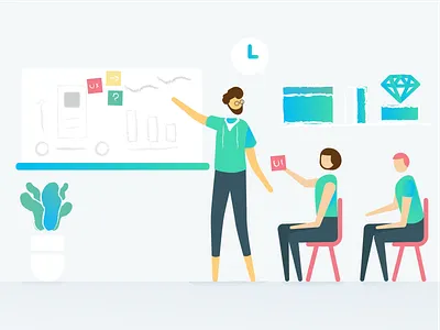 Withings Design Fam <3 app brainstorm branding connected devices cute design designers fresh colors fun health health mate icon illustration ui ux vector withings