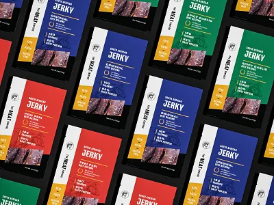 The Meat Empire - Packaging beef jerky food food and beverage food packaging food packaging design print design