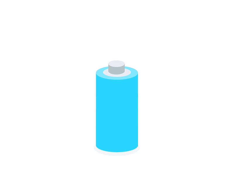 The Unshockable - Villa Pila 2d ae after effects animation battery character design education flat illustration kids loop recycle ui ux vector