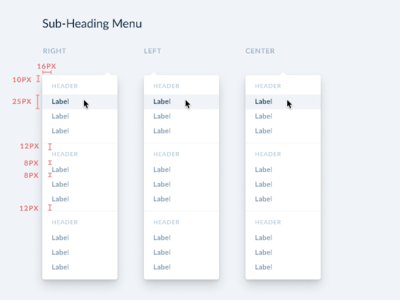 Table Menus dashboard drop down dropdown menu menu navigation table table design ui ux ux ui