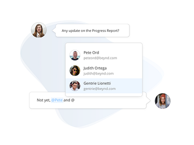 Beynd Feature Demos blob feature design flat design minimal saas