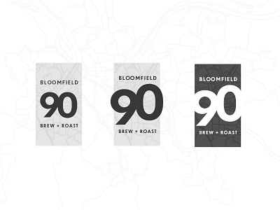 Ninety Brew + Roast branding design illustrator illustrator cc logo wip