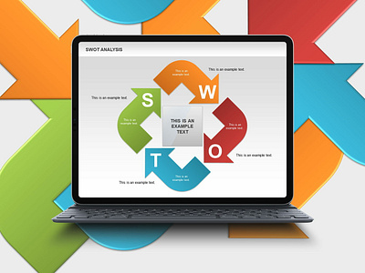 SWOT Analysis Process Diagram for PowerPoint chart design diagram powerpoint presentation process swot template