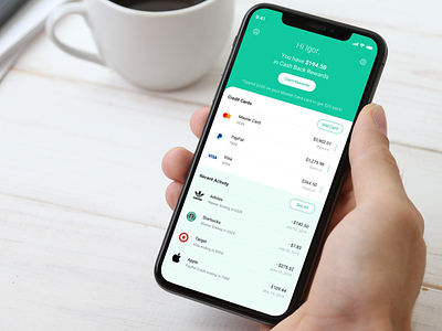 Credit Cards - WIP app banking clean concept dashboard design finance flat icon interface ios iphone mobile product design sketch ui ux web web design website