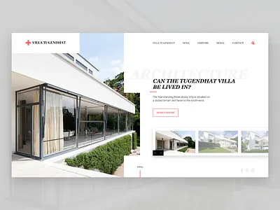 New design concept of famous building in Czech republic✍🏻 architecture building design graphic html landing page ui ux web webdesign