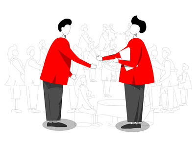 Seconds before Peace deal dealers digital art graphic design illustration illustrator meeting peace treaty ui uiux design vector