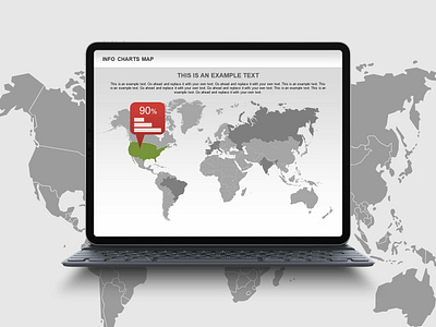 World Map Infographics for Presentations design diagram infographic powerpoint presentation shapes template world map