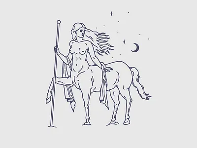 Centaurus astronomy centaur constellation constellations horse moon stars woman