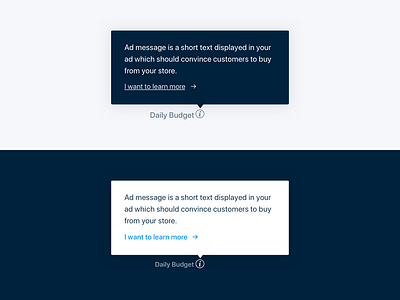 Tool-tip. RetargetApp ads automate ads facebook ads help interface product design retargetapp tool tip ui ux web app