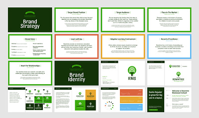 Brand Book | Rowntree Montessori School brand book brand design branding design graphic design guidelines logo typography