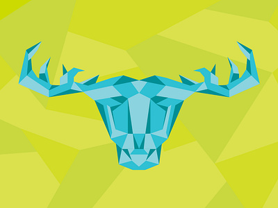 Moose atlanta design illustration moose nebo vector