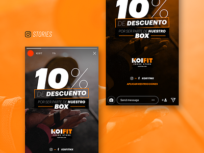 IG Stories – KOIFIT branding clean crossfit design flat graphic graphic design ig igstories instagram logo monday networks nice project simple stories ui ui ux design work