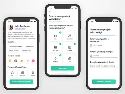 Available for Freelance! app cards ios mobile mobile app mobile app design mobile ui mobile ui design mobile uiux profile progress uidesign