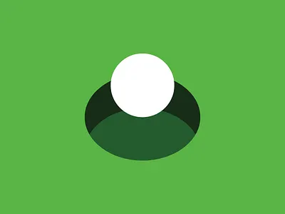 TeeUp ape app branding clean design flat geometric golf golf logo graphic design icon icons illustration illustrator logo logotype minimal simple social vector