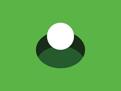 TeeUp ape app branding clean design flat geometric golf golf logo graphic design icon icons illustration illustrator logo logotype minimal simple social vector