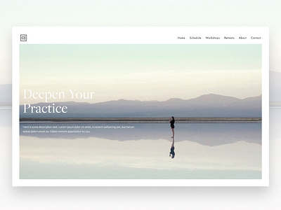 Serenity Yoga squarespace website website design wordpress