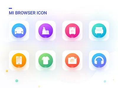 shopping icon app car clothes color design ear furniture heaset icon iphone shopping ui