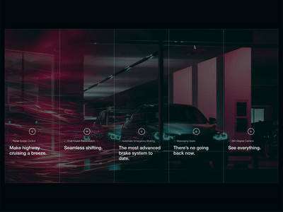 Horizontal accordian element - XD file download adobe xd animation design prototyping ui ux web design